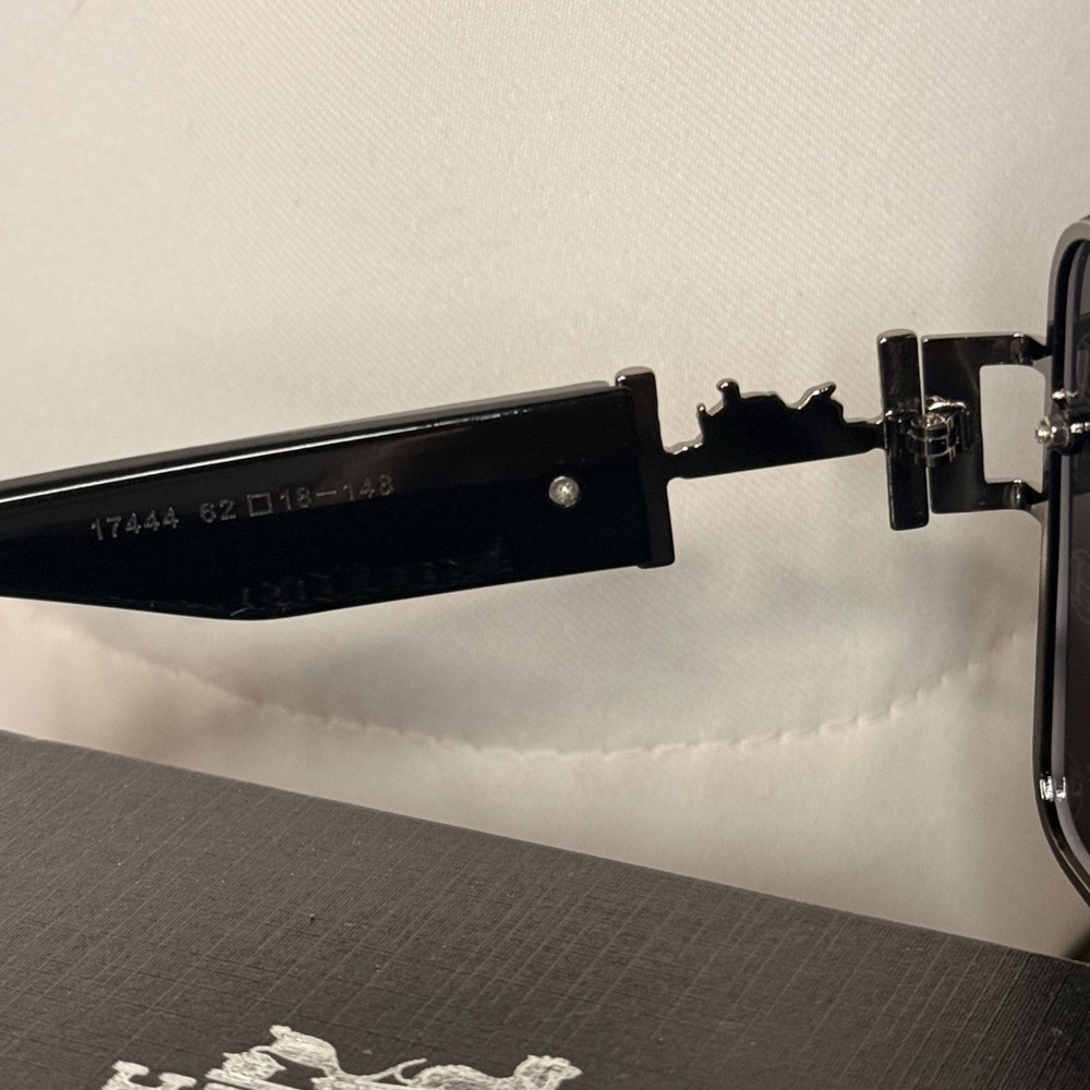 Hermes Black Patterned Sunglasses - image 4